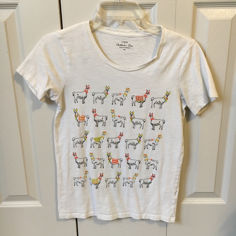 J. Crew Llama Shirt